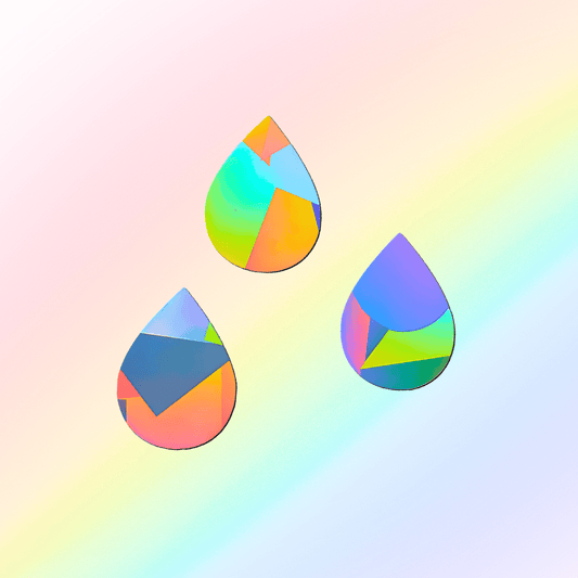 Suncatcher Window Stickers 3-Piece Set Drops