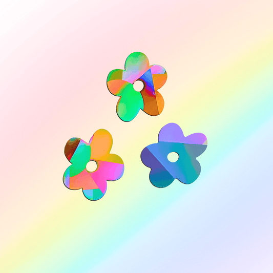 Suncatcher Sticker 3-Piece Set Flowers