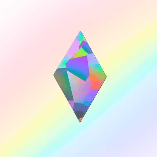 Suncatcher window sticker XL diamond 