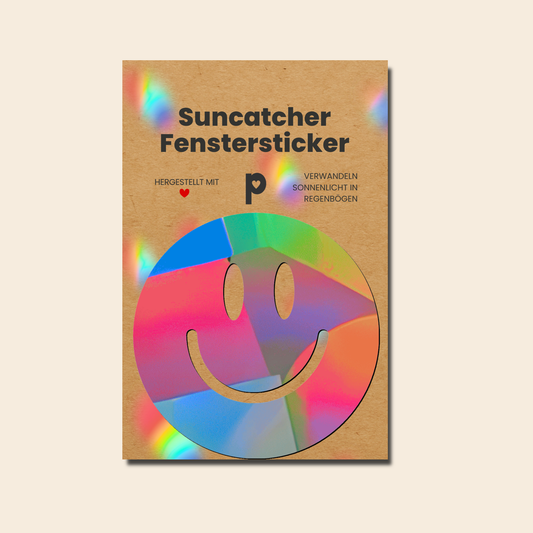Suncatcher Fenstersticker Happy