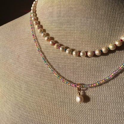 Edelsteinkette Soft Rainbow