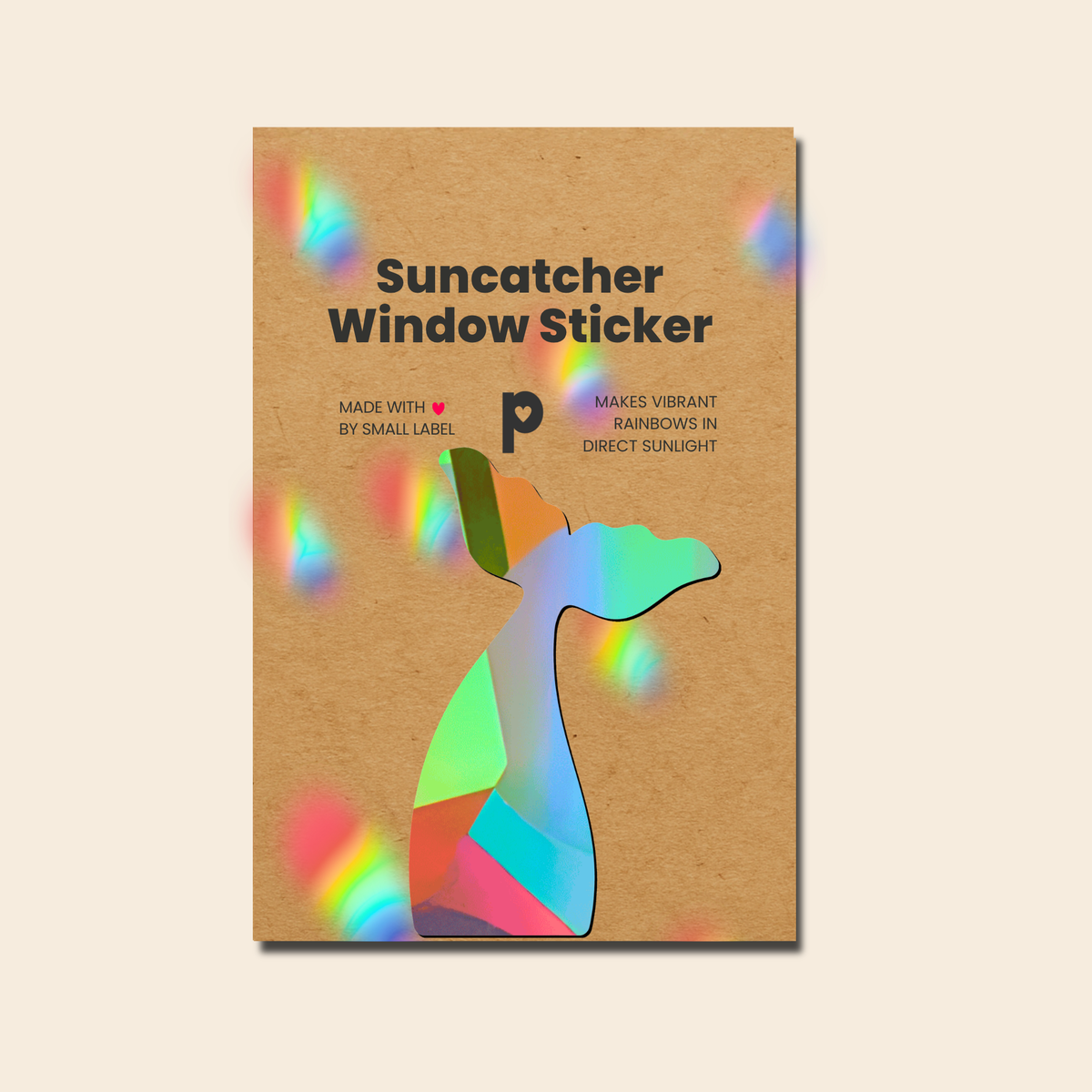 Suncatcher window sticker mermaid