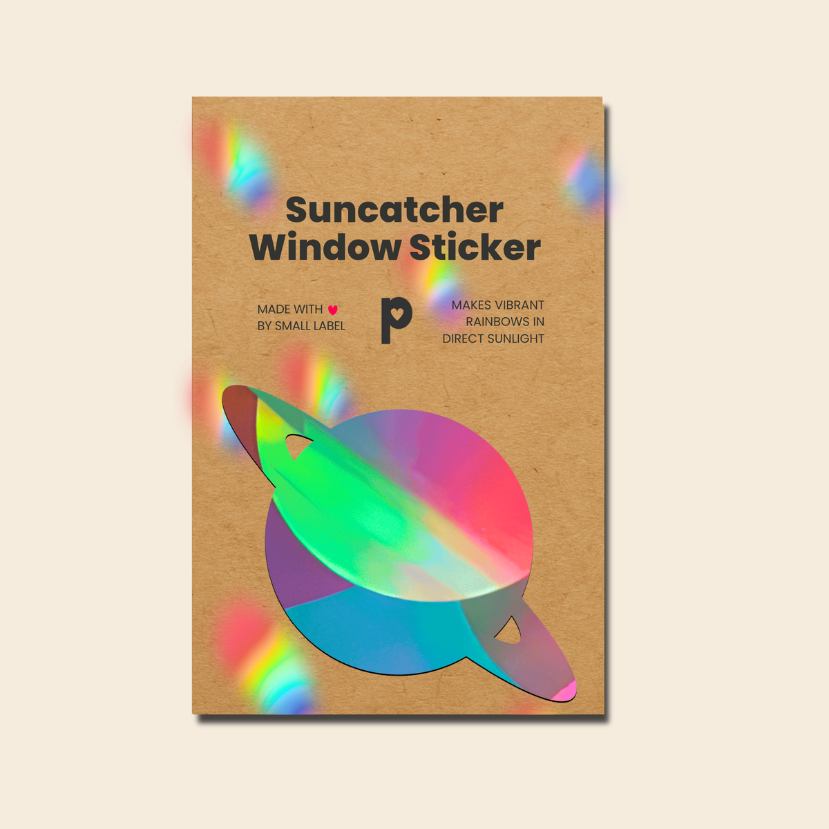 Suncatcher Fenstersticker Saturn