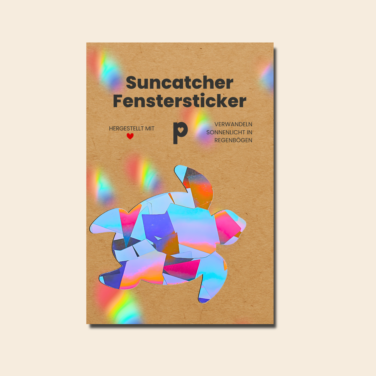 Suncatcher sticker turtle