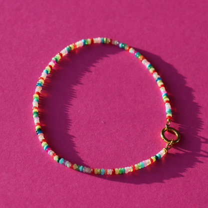 Edelsteinkette Glitter & Rainbows