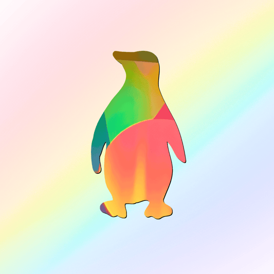 Suncatcher window sticker penguin