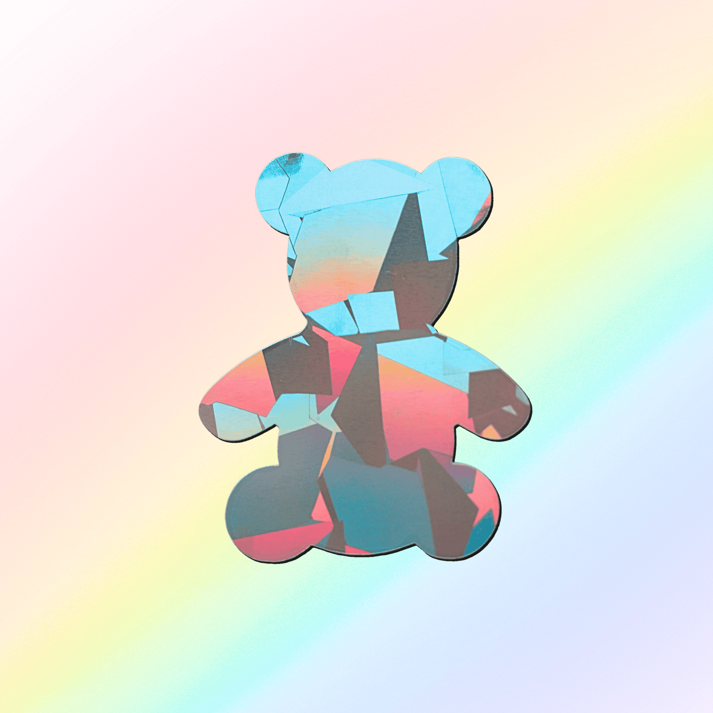 Suncatcher window sticker Teddy