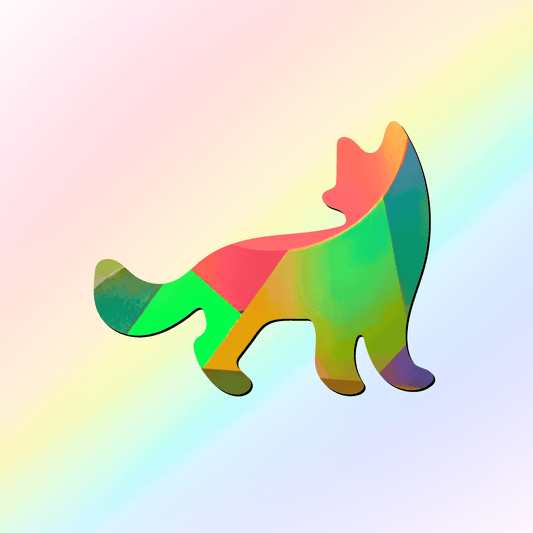 Suncatcher window sticker fox