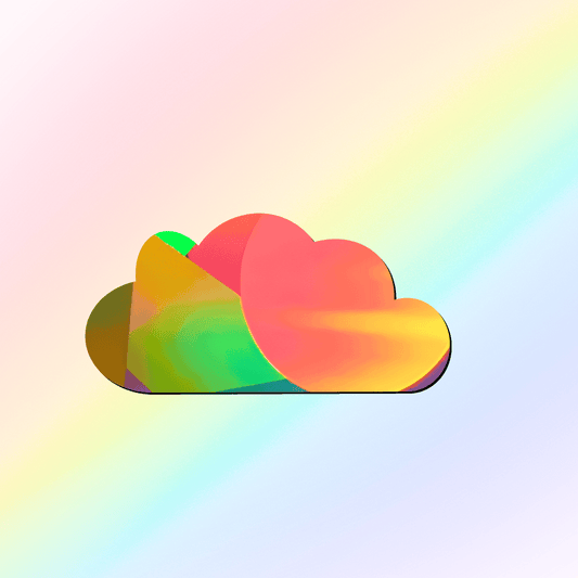 Suncatcher Window Sticker XL Cloud