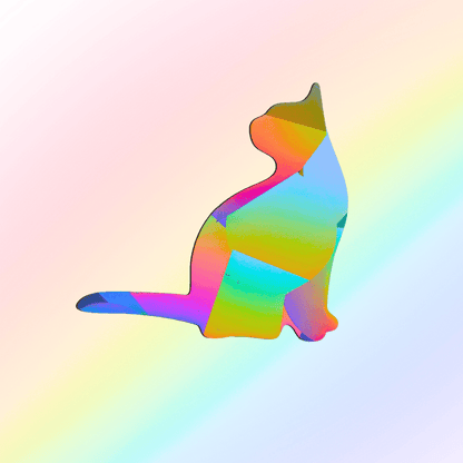 Suncatcher Fenstersticker XL Katze