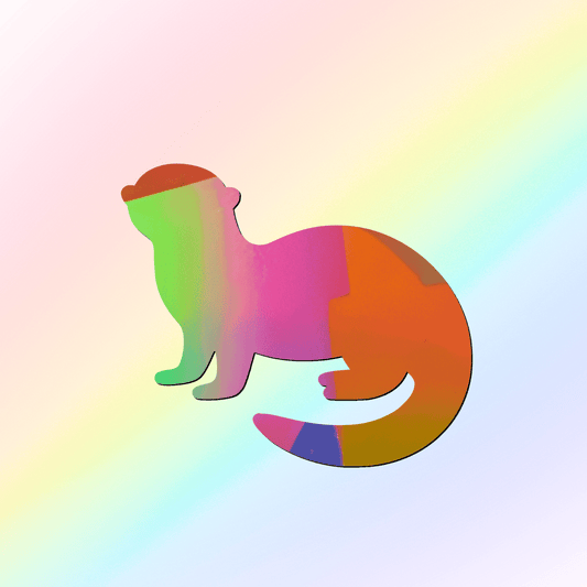 Suncatcher window sticker otter