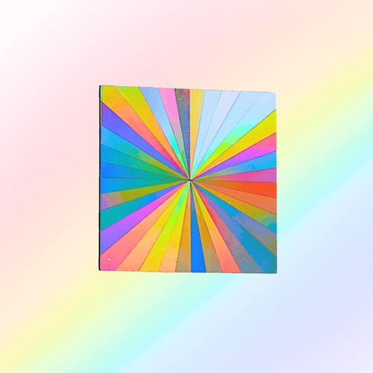 Suncatcher window sticker XL Retro