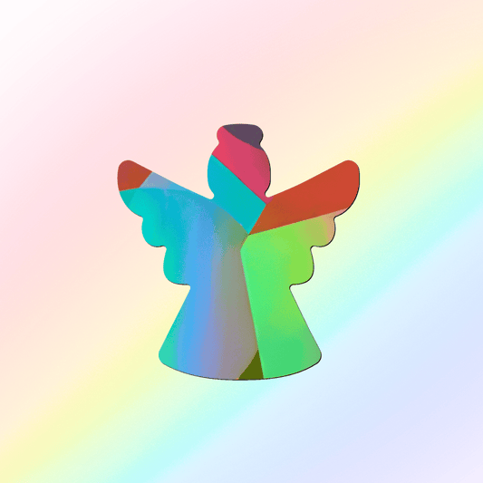 Suncatcher window sticker angel