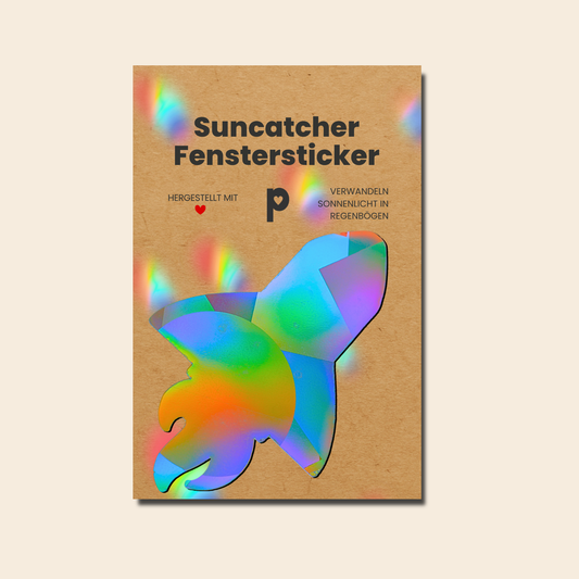 Suncatcher window sticker rocket